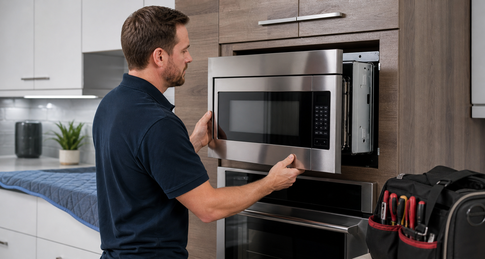 Built-in microwave service